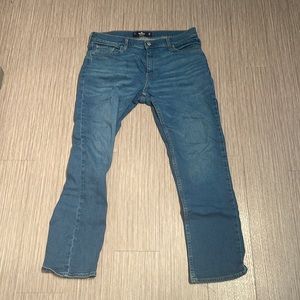 Men’s 34X30 Hollister Slim Straight Blue Jeans